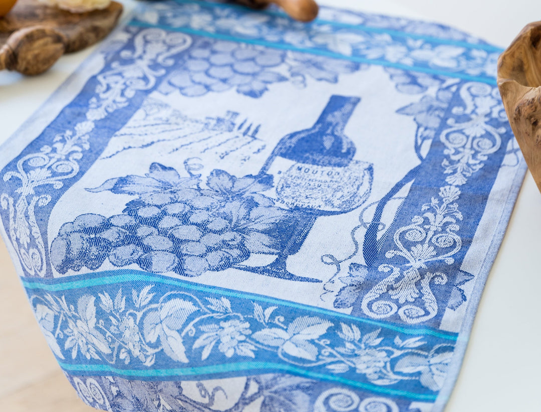 Jacquard tea towel set and many decorative dish towels about Provence