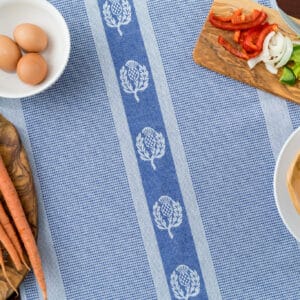 Thistle Crystal Arrow Jacquard Tea Towel Blue