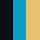 Black / Turquoise / Yellow