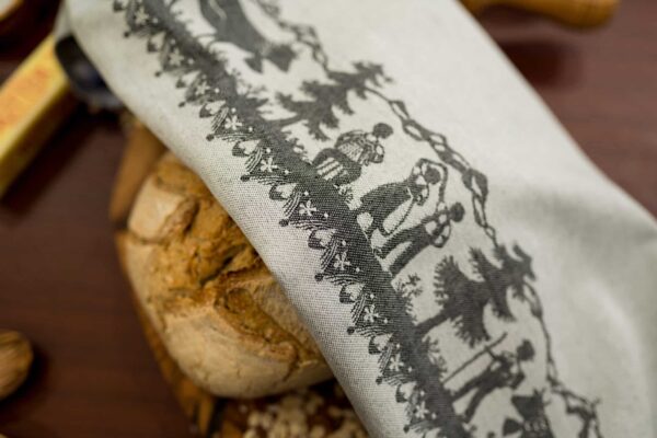 Swiss Parade Jacquard woven tea towel